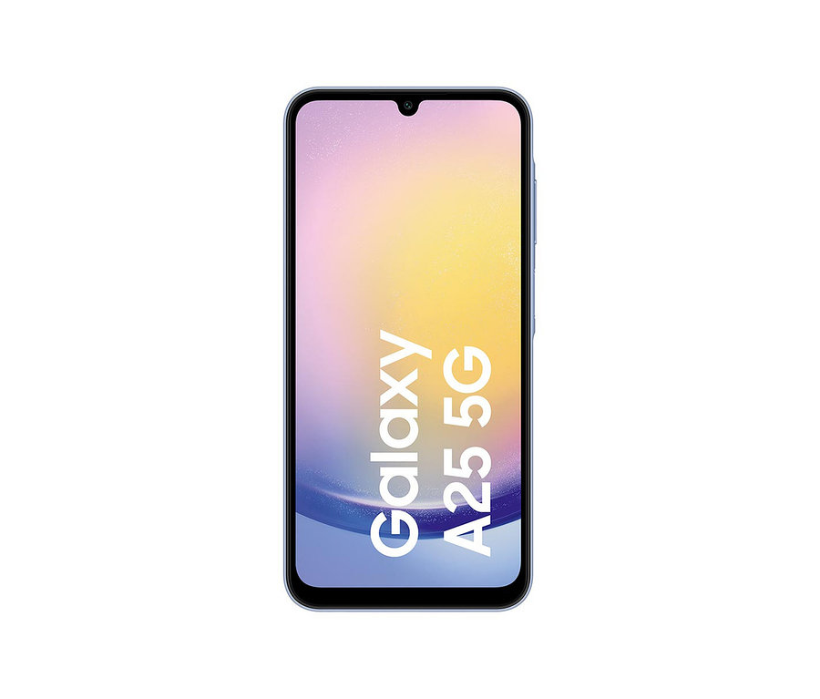 Blaues Samsung Galaxy A25 5G 128GB Smartphone.