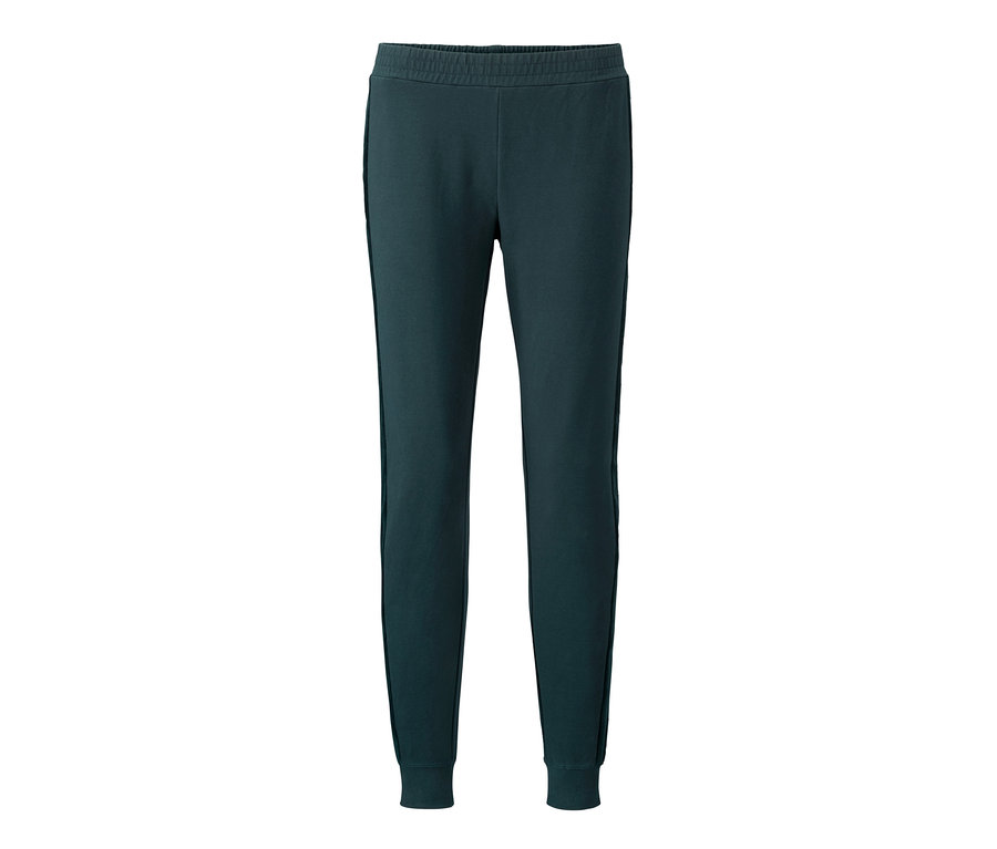 Dunkelgrüne Nicki-Hausanzug Hose.