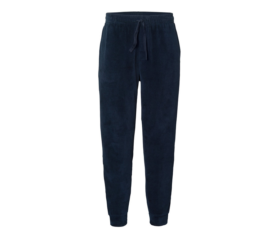Dunkelblaue Nicki-Homewear-Anzug Hose.