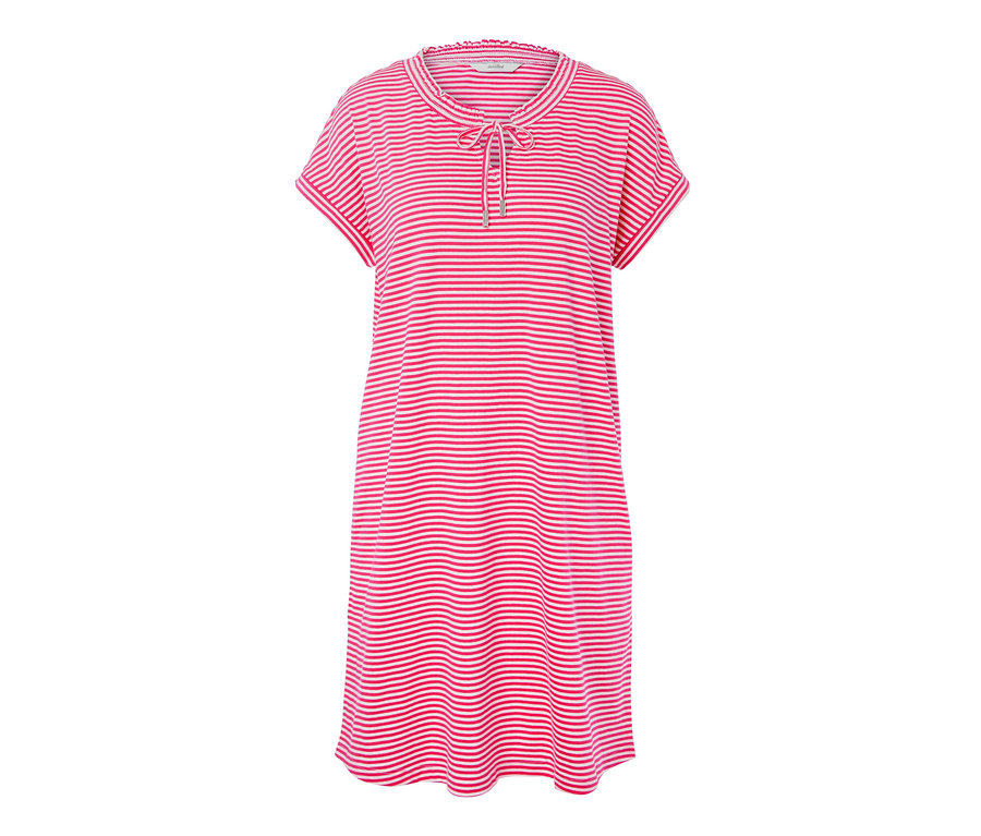 Gestreiftes Jerseykleid.