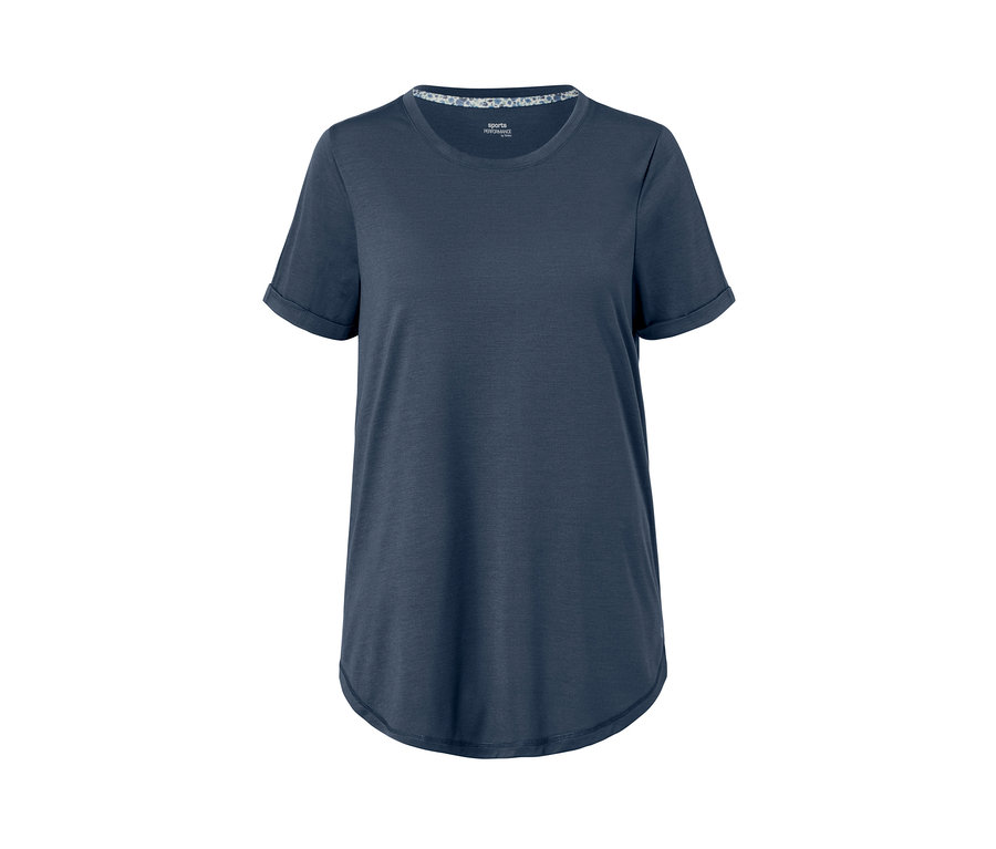 Blaues Longshirt.