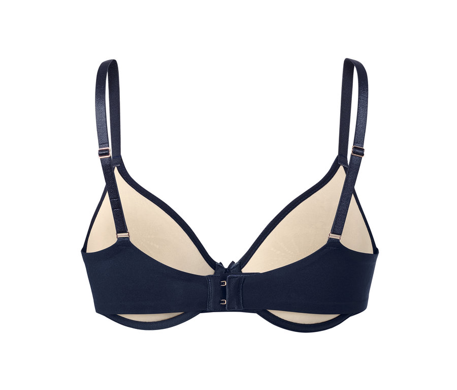 Detailansicht eines Premium-Bügel-BHs mit verstellbaren Trägern.