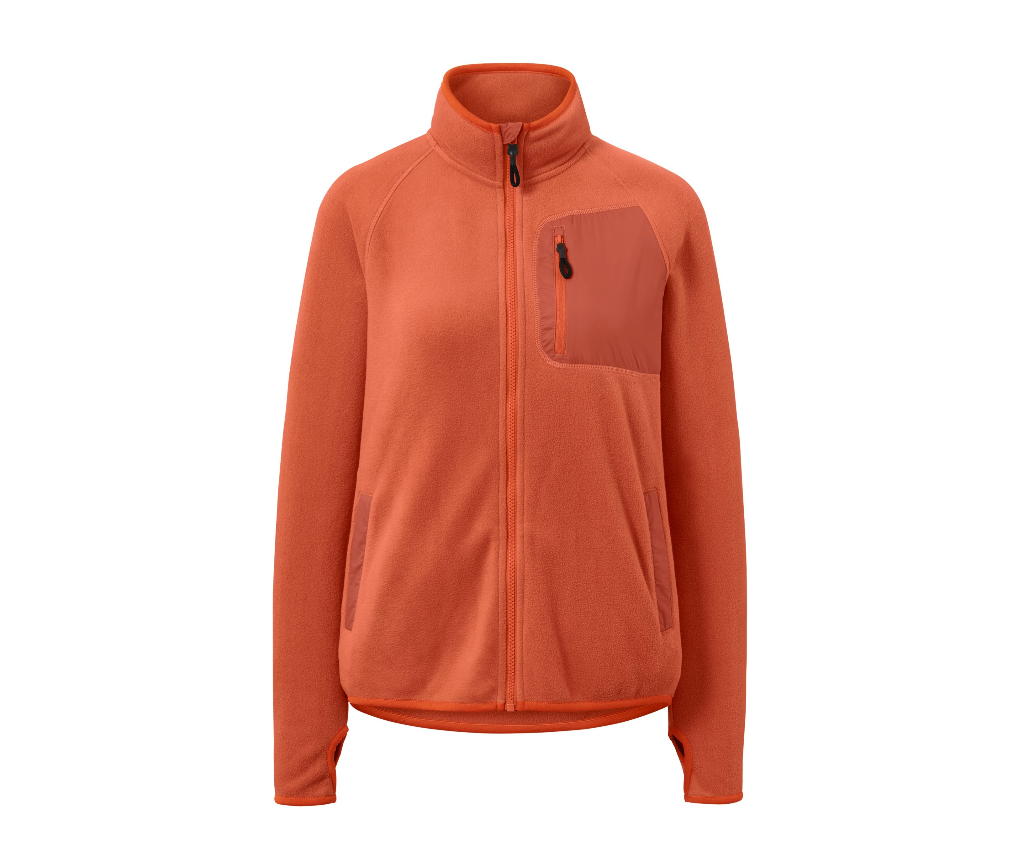 Tchibo - Fleecejacke - Damen - Gr. M - terrakotta