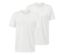 2 T-Shirts mit Rundhalsausschnitt, weiß - weiß