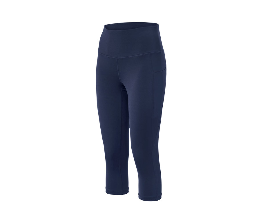 Eine dunkelblaue 3/4-Sport-Tight.