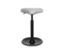 Grauer Topstar Ergo-Hocker »Sitness H1« mit schwarzem Sockel.