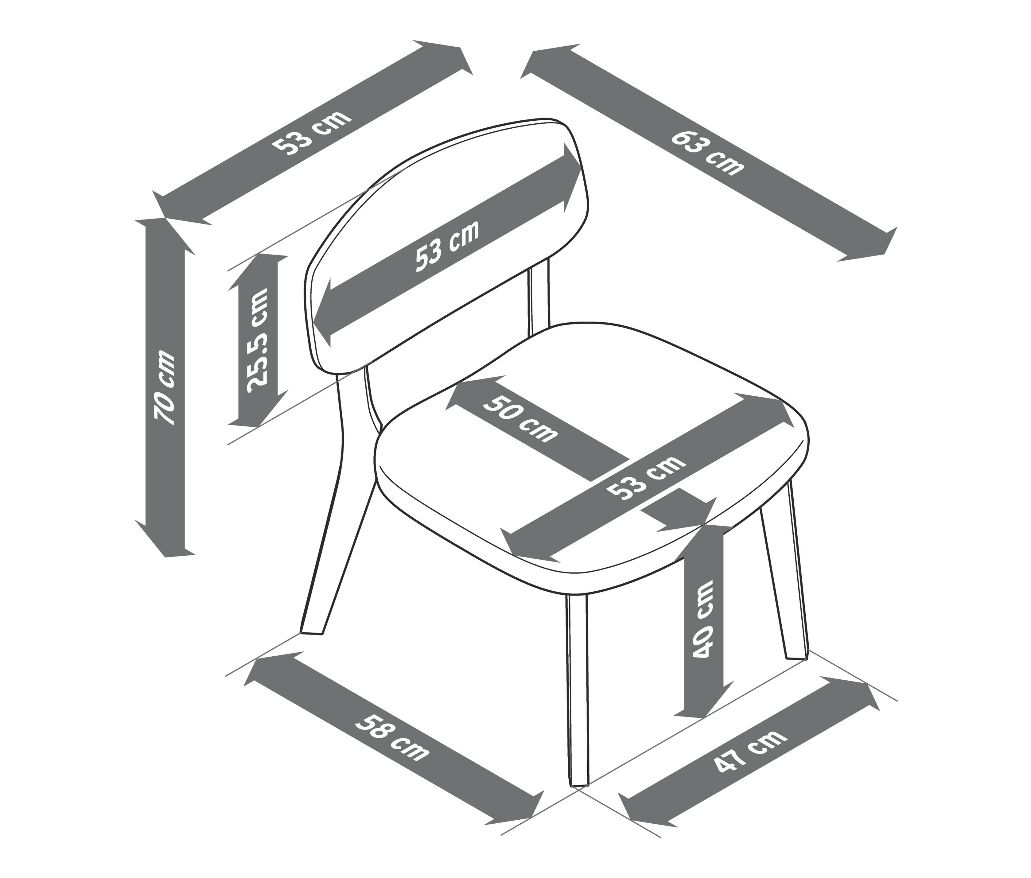Thumbnail - Tchibo - Loungechair - 53x63x70cm - braun - Eichenholz / Holz / Echtholzfurnier