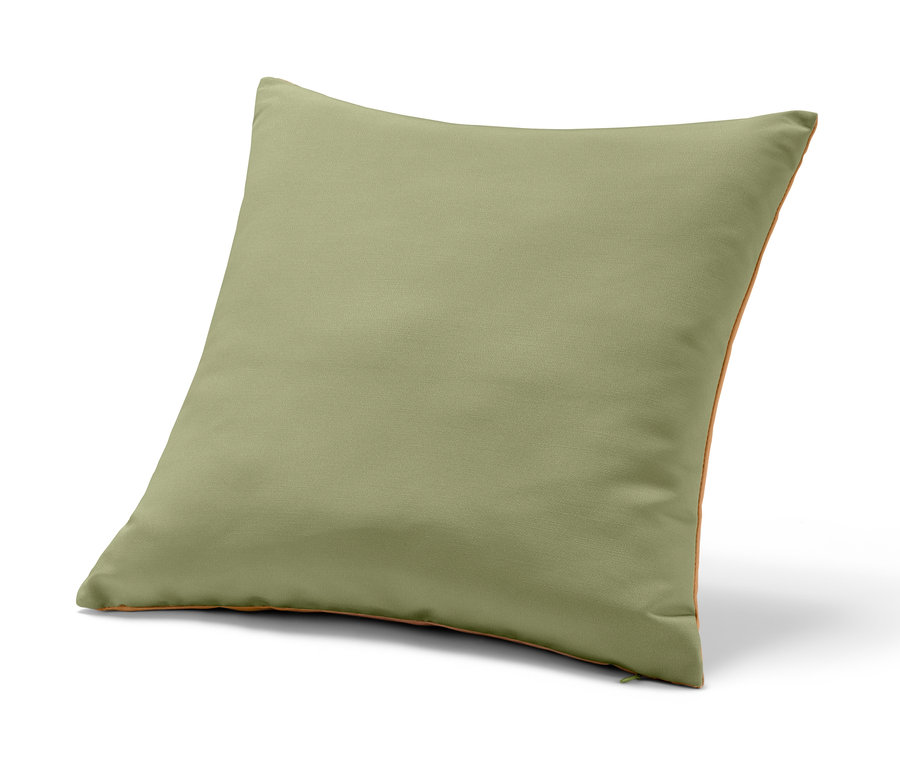 Grünes Outdoor-Kissen.