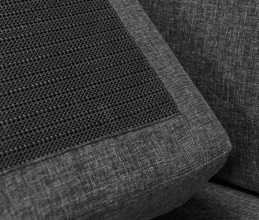 Detailaufnahme einer Lounge-Ecke »Elin« mit Premium-Komfort-Kissen.