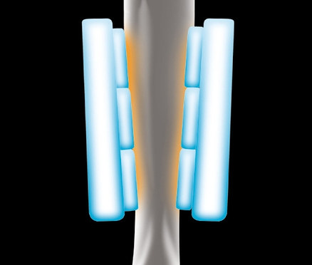 Detailansicht Massagesessel »Panasonic MA 59«.