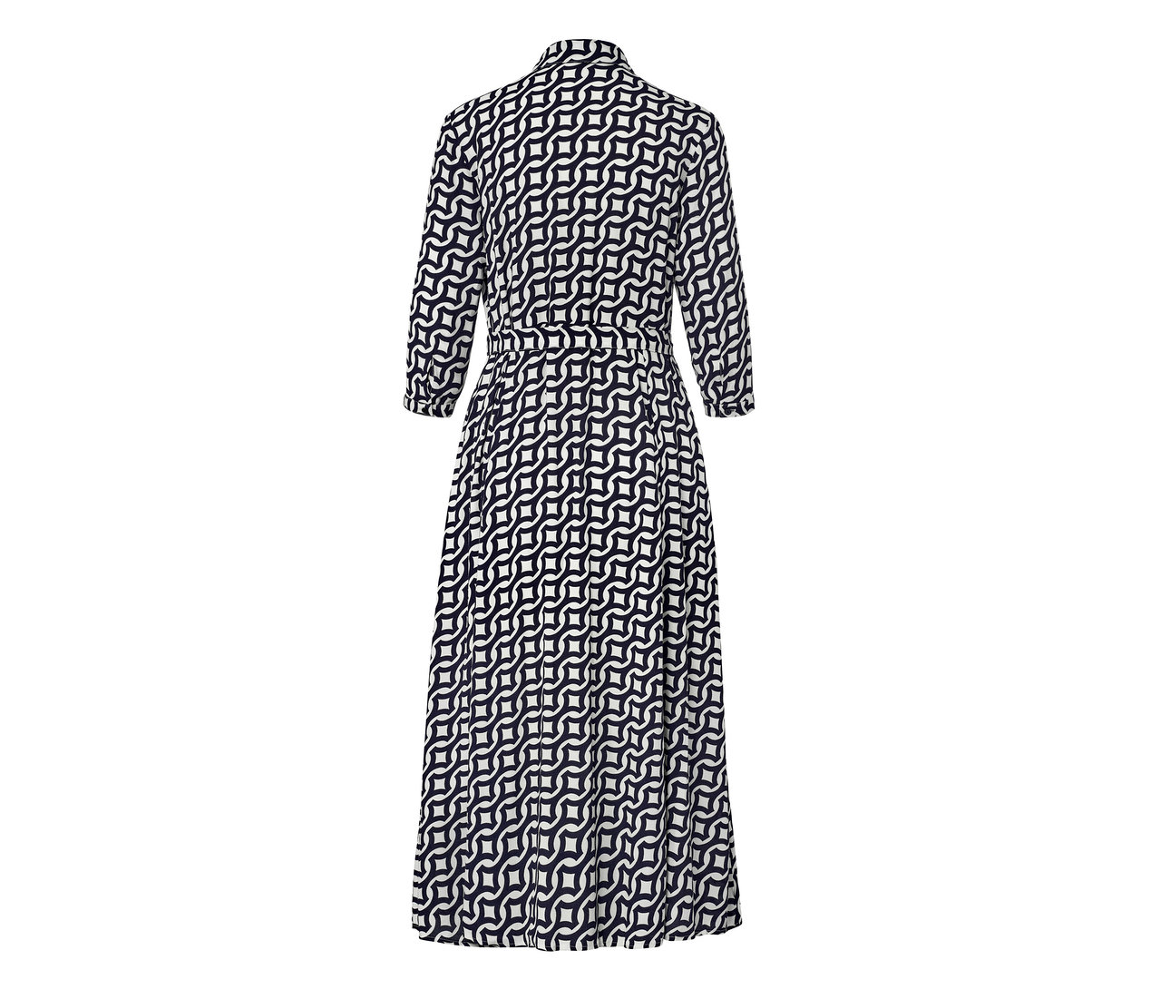 Bedrucktes Hemdblusenkleid.