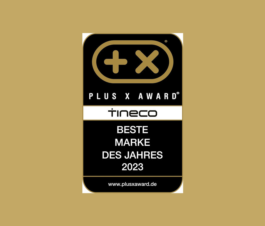 Plus X Award für Tineco, beste Marke des Jahres 2023.