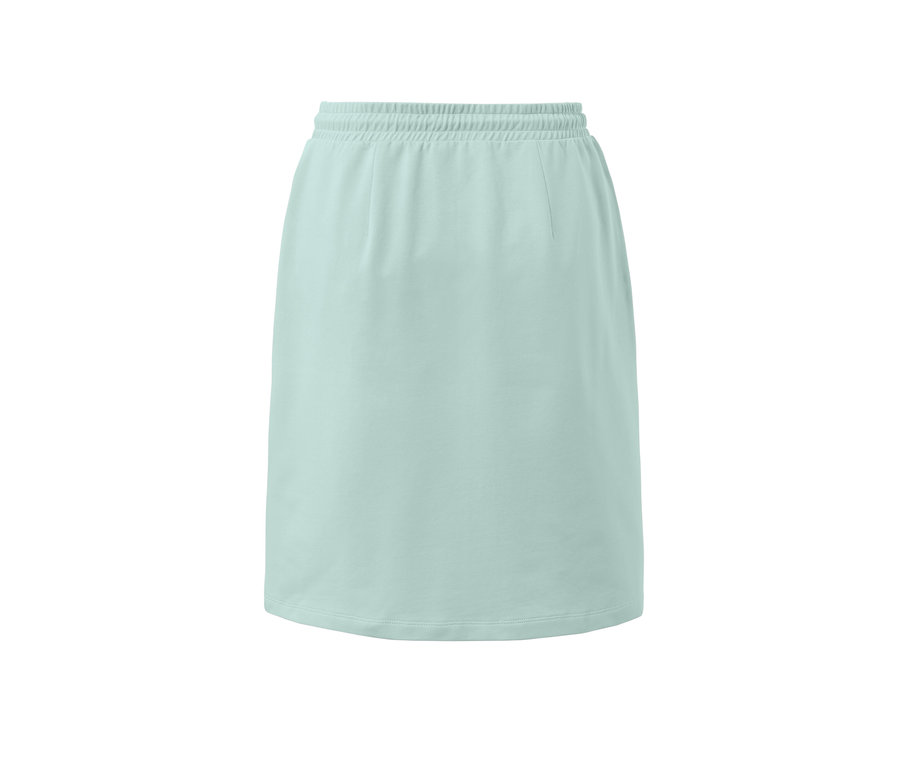 Mintfarbener Sweatrock.