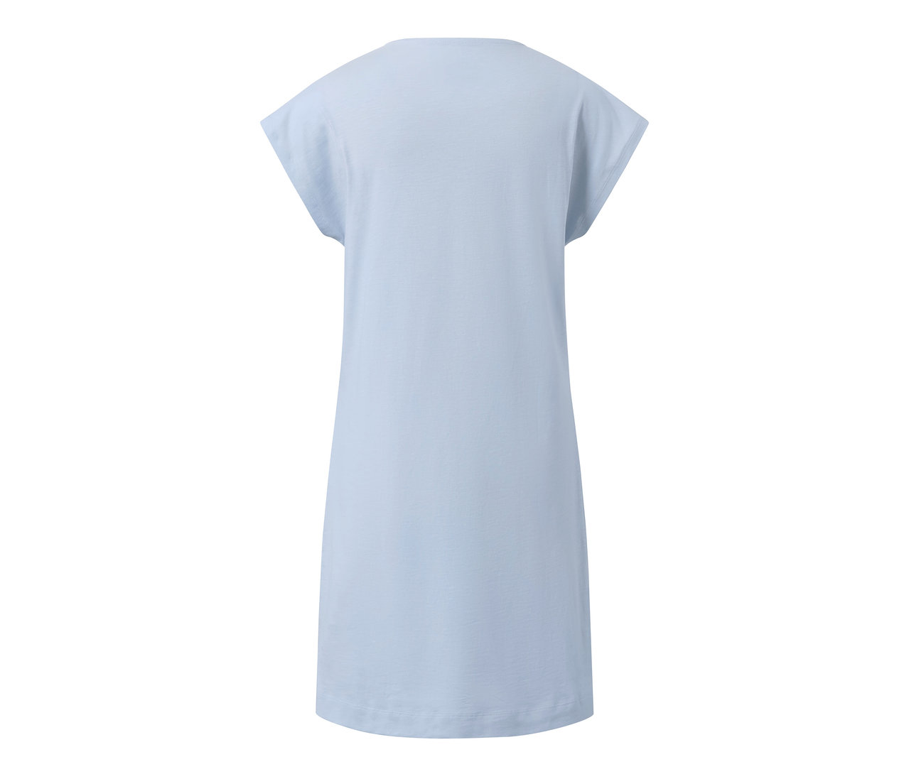 Hellblaues Nachthemd.