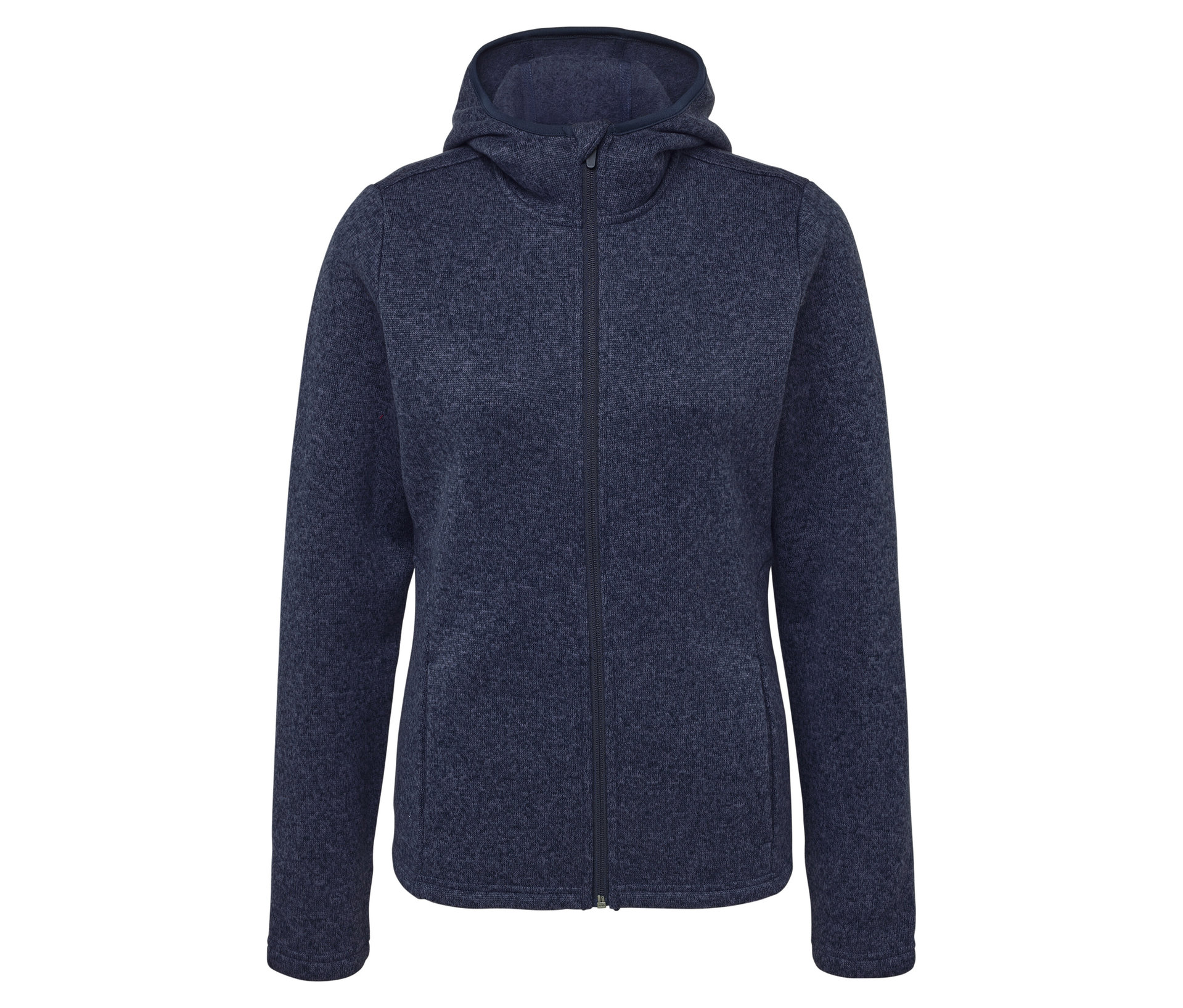 Strickfleece-Jacke - Damen - Gr. XS - dunkelblau - dunkelblau