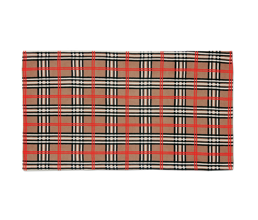 Karierter Fleece-Loop.