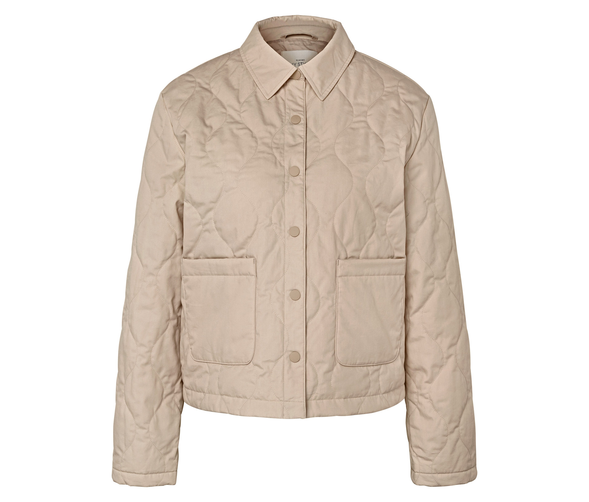 Steppjacke - Damen - Gr. 44 - beige - beige