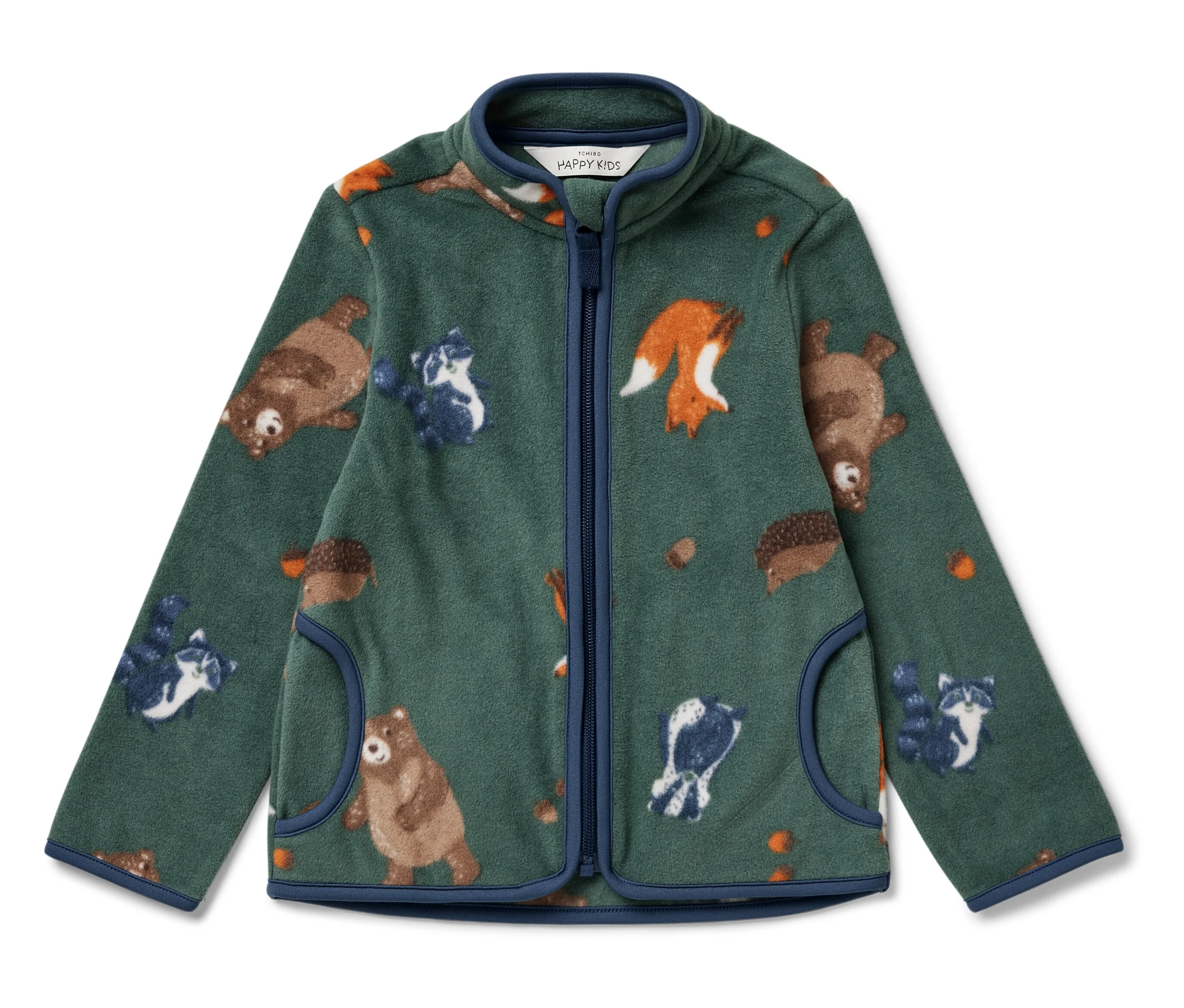 Kinder Polyester günstig Kaufen-Tchibo - Kinder-Fleecejacke - Baby - Gr. 74/80 - dunkelgrün/print. Tchibo - Kinder-Fleecejacke - Baby - Gr. 74/80 - dunkelgrün/print <![CDATA[Kinder-Fleecejacke, Waldtiere Farbe: Dunkelgrün mit mehrfarbigem Alloverprint Material: 100% Polyester 