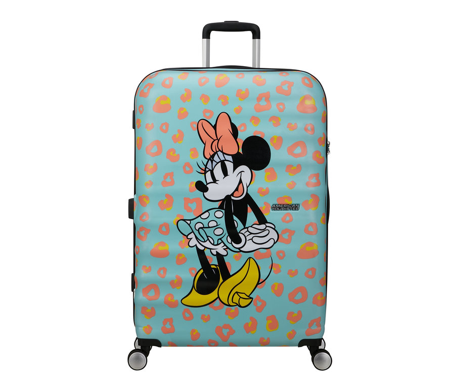 Grosser American Tourister Wavebreaker »Minnie Mouse« Koffer mit Minnie Mouse Motiv.