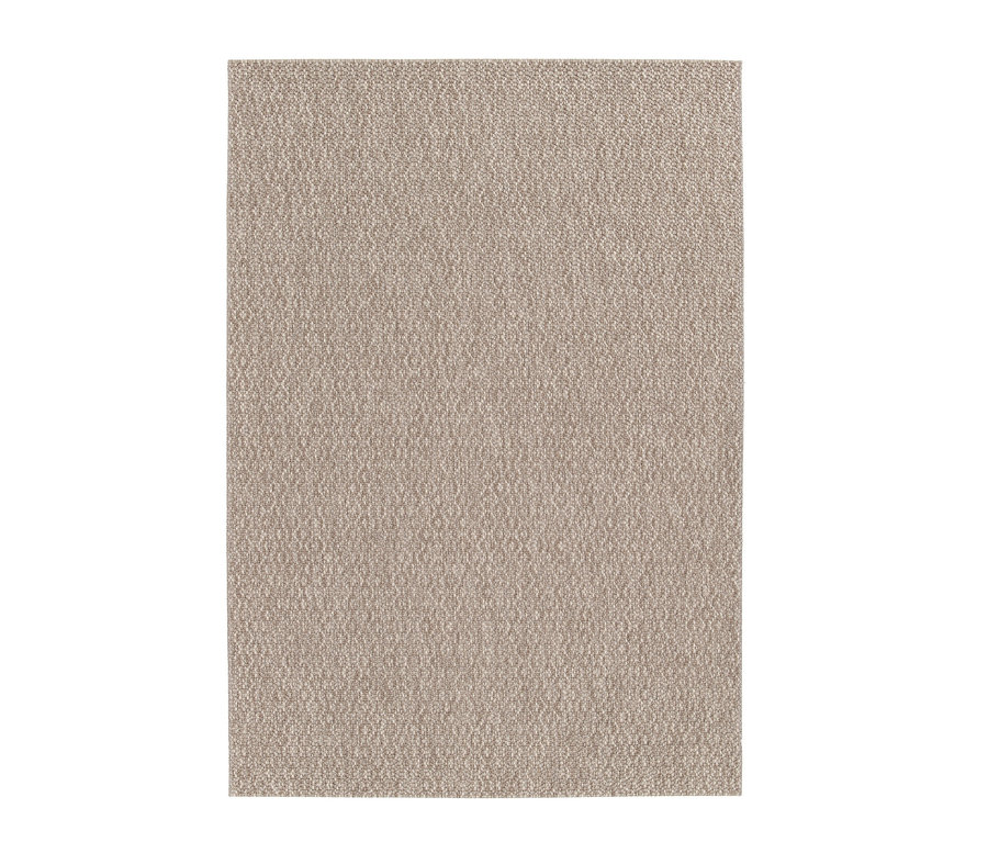 Beiger Teppich »Twine« mit sanftem Chevron-Muster.