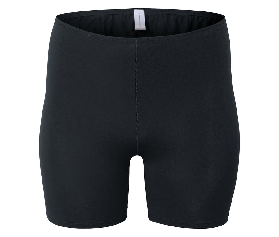 Schwarze Sportshorts.