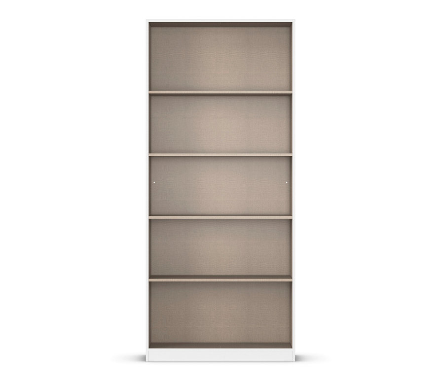 Weißes Regal mit fünf Regalböden. Rauch Schrank »Acero«, 2-türig, grau metallic