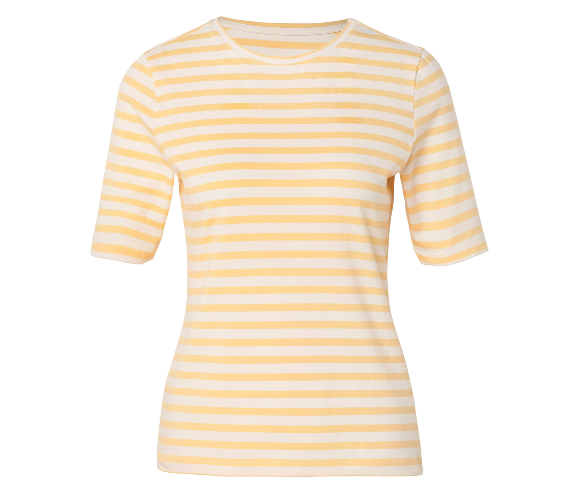 Tchibo - Basic Halbarmshirt - Damen - Gr. L - gelb