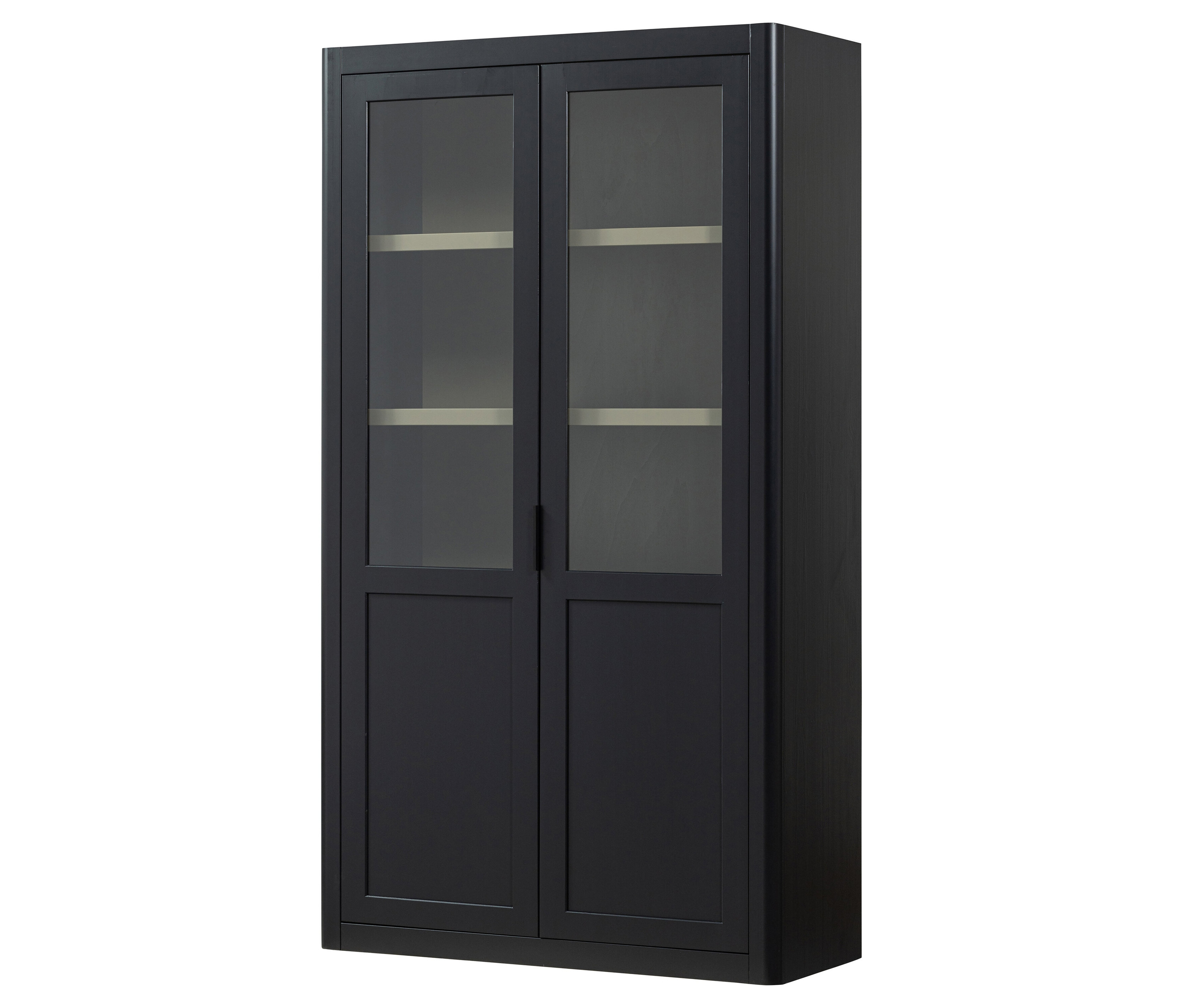 Tchibo - Woood Buffetschrank »Gunnar« - 120x48x217cm - Schwarz - Holz