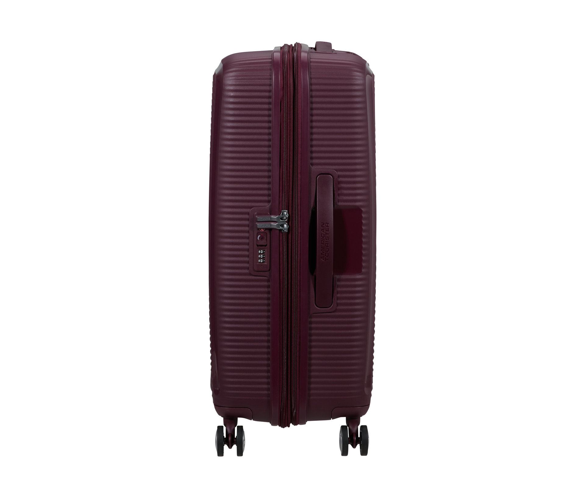 American Tourister Hartschalen-Koffer »Soundbox« Spinner, mittel, wild cherry