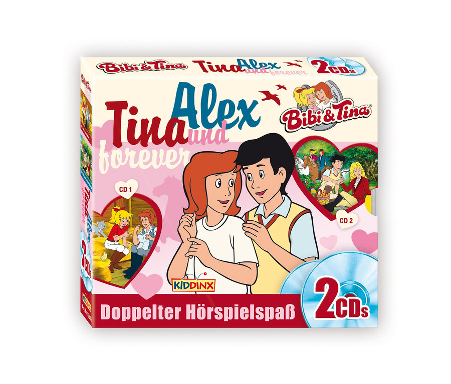 Cover der Doppel-CD »Bibi & Tina« mit Comicfiguren.