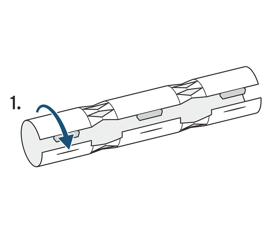 Illustration einer DIY-Überraschungsbonbon mit Pfeil.