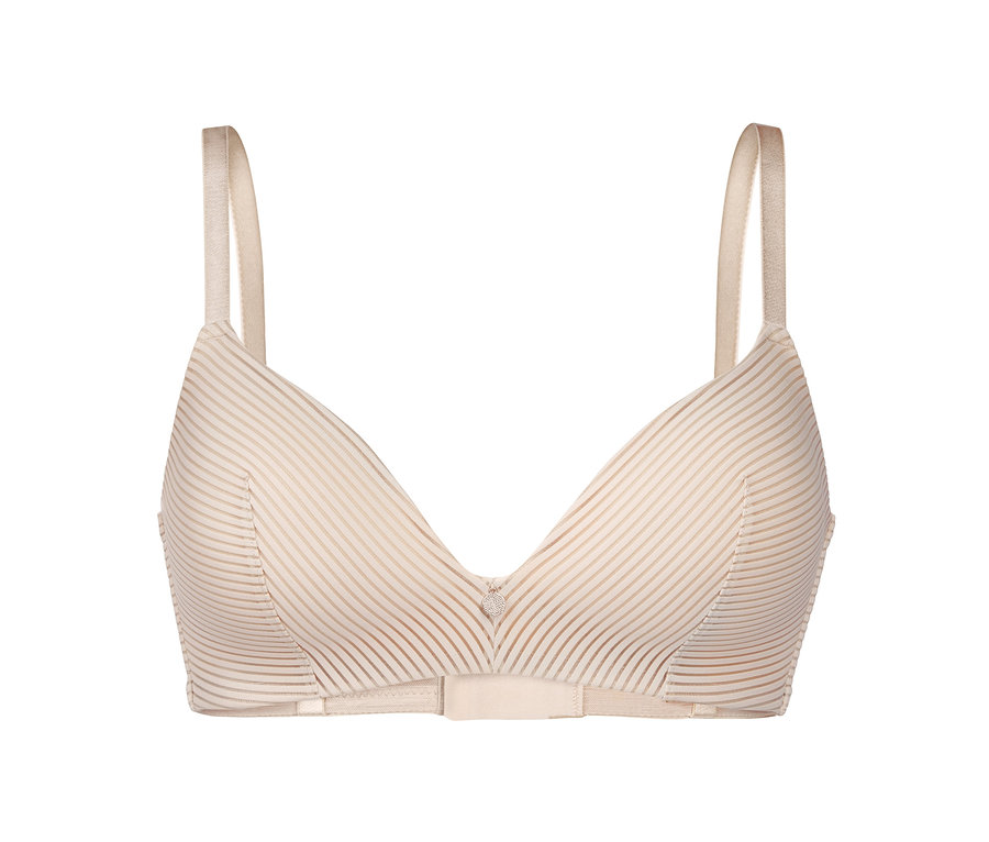 Beiger Softschalen-BH.