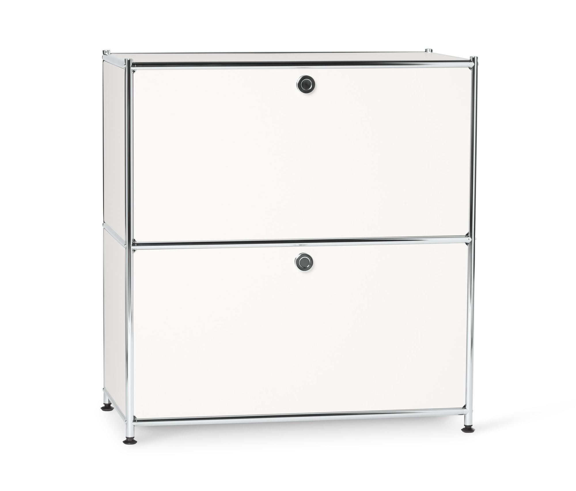 Tchibo - Sideboard Metall »Cn3« - 77x40x83cm - chrom - Stahl / Aluminium / Kunststoff
