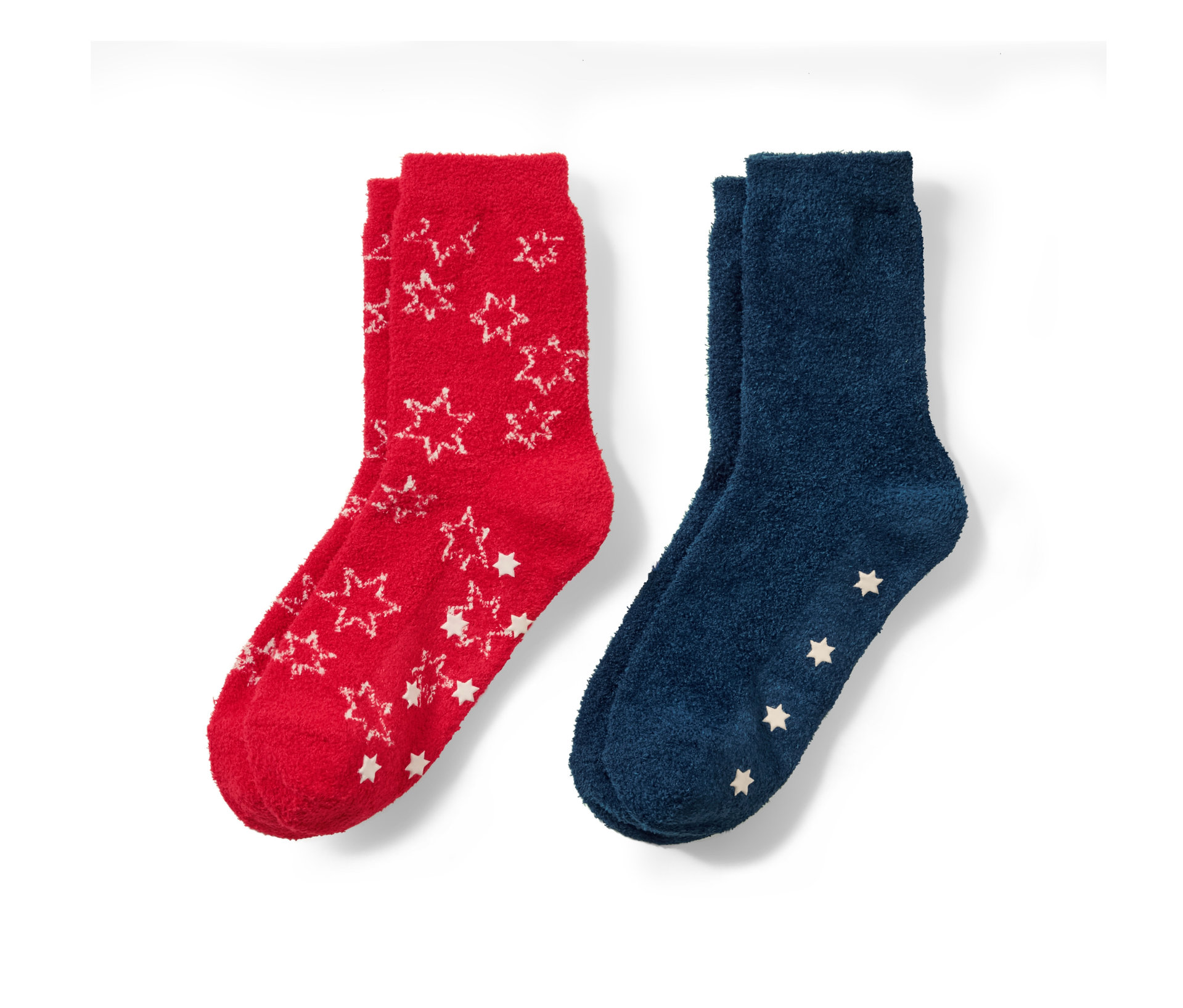 Tchibo - 2 Paar Kinder-Kuschelsocken - Kinder - Gr. 35-38 - weiß/jacquard