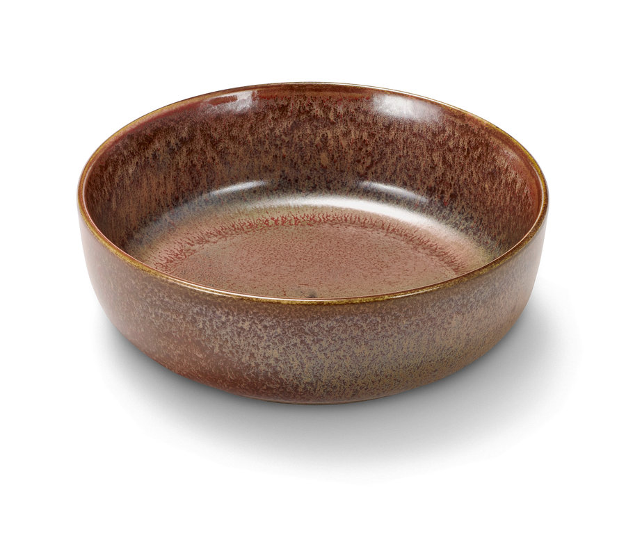 Braune Schüssel.
