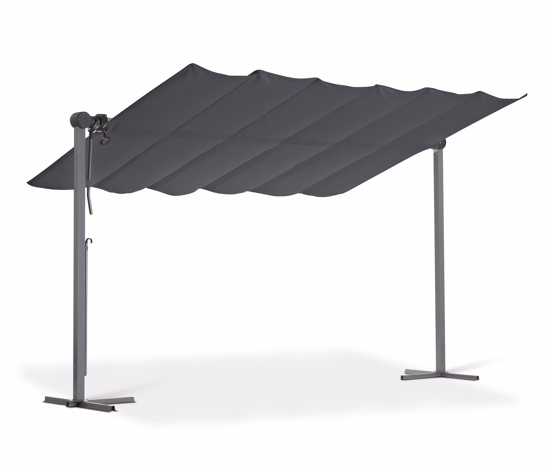 Leco Sonnendach - 400x250x220cm - silber -