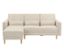 Federkern Eck-Schlafsofa »Jenna«, creme - Cremefarben