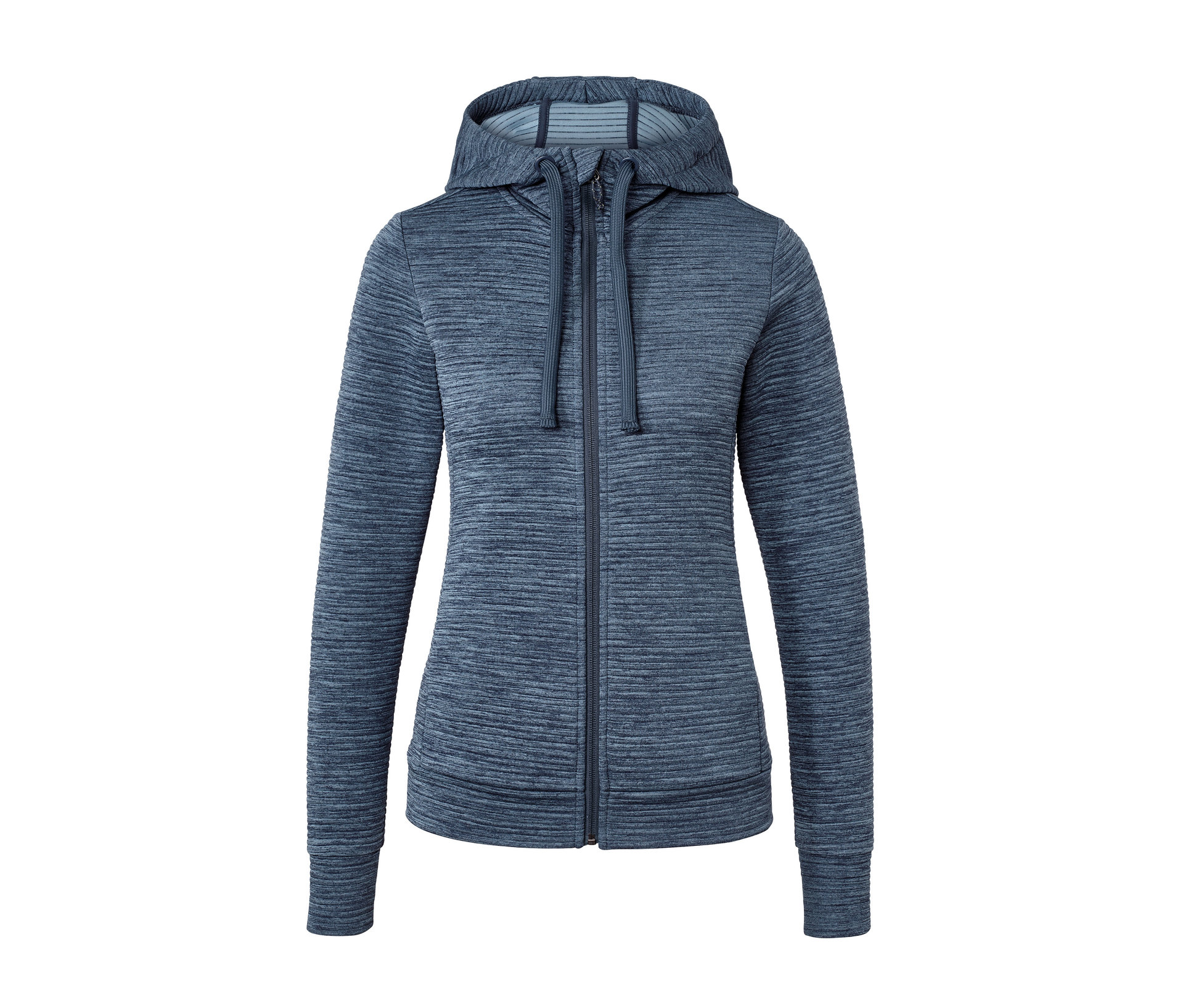 Kapuzenjacke - Damen - Gr. M - dunkelblau - dunkelblau