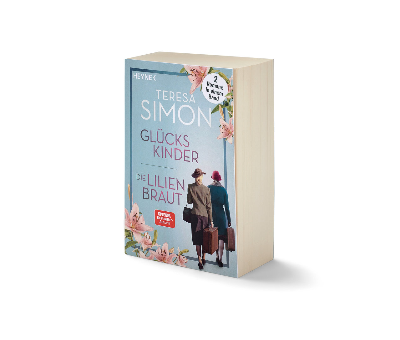 Das Buch Doppelroman: »Glückskinder« und »Die Lilienbraut« auf einem weißen Hintergrund.