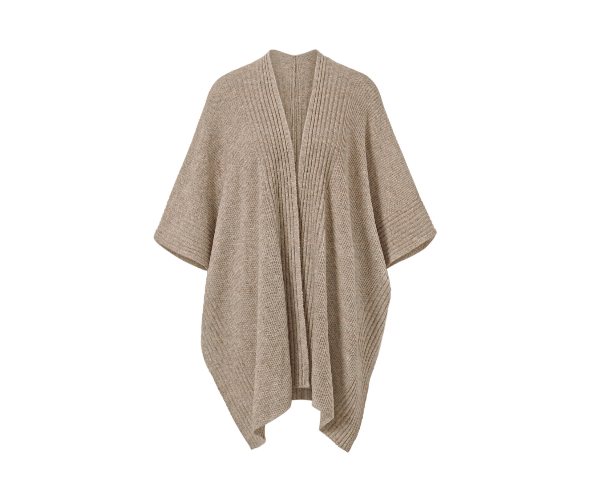 Strick-Cape - beige - beige