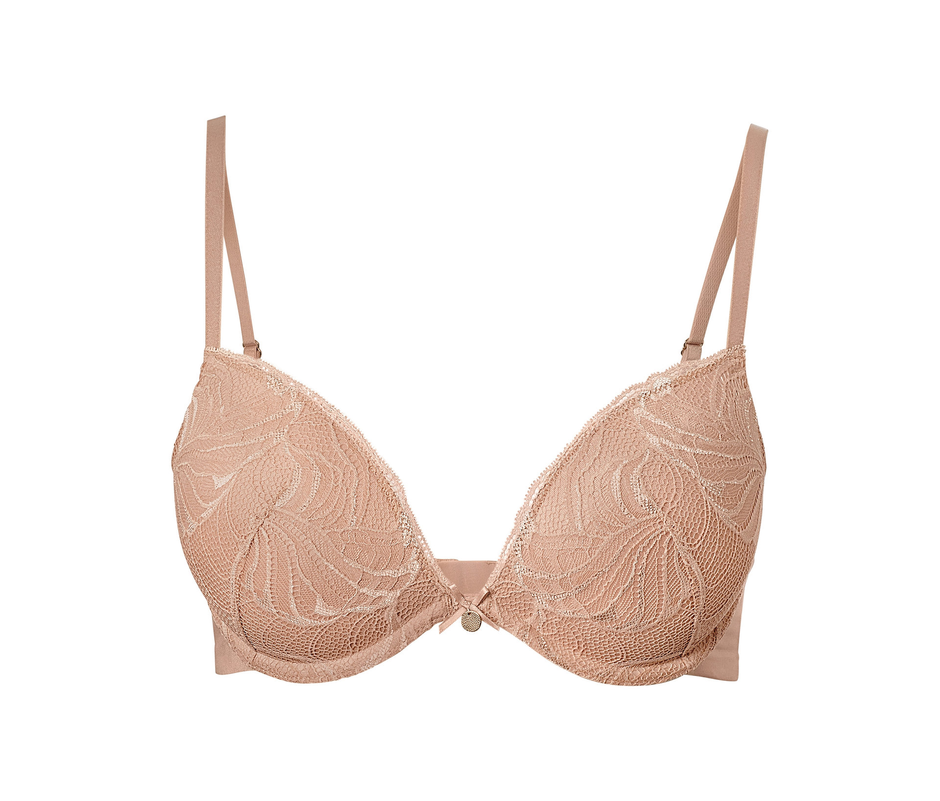 Push-up-BH - Damen - Gr. 75B - beige - beige