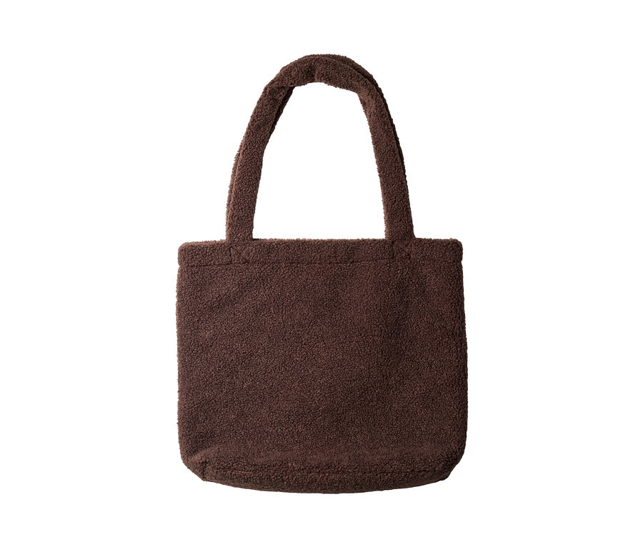 Brauner Shopper mit Henkeln.