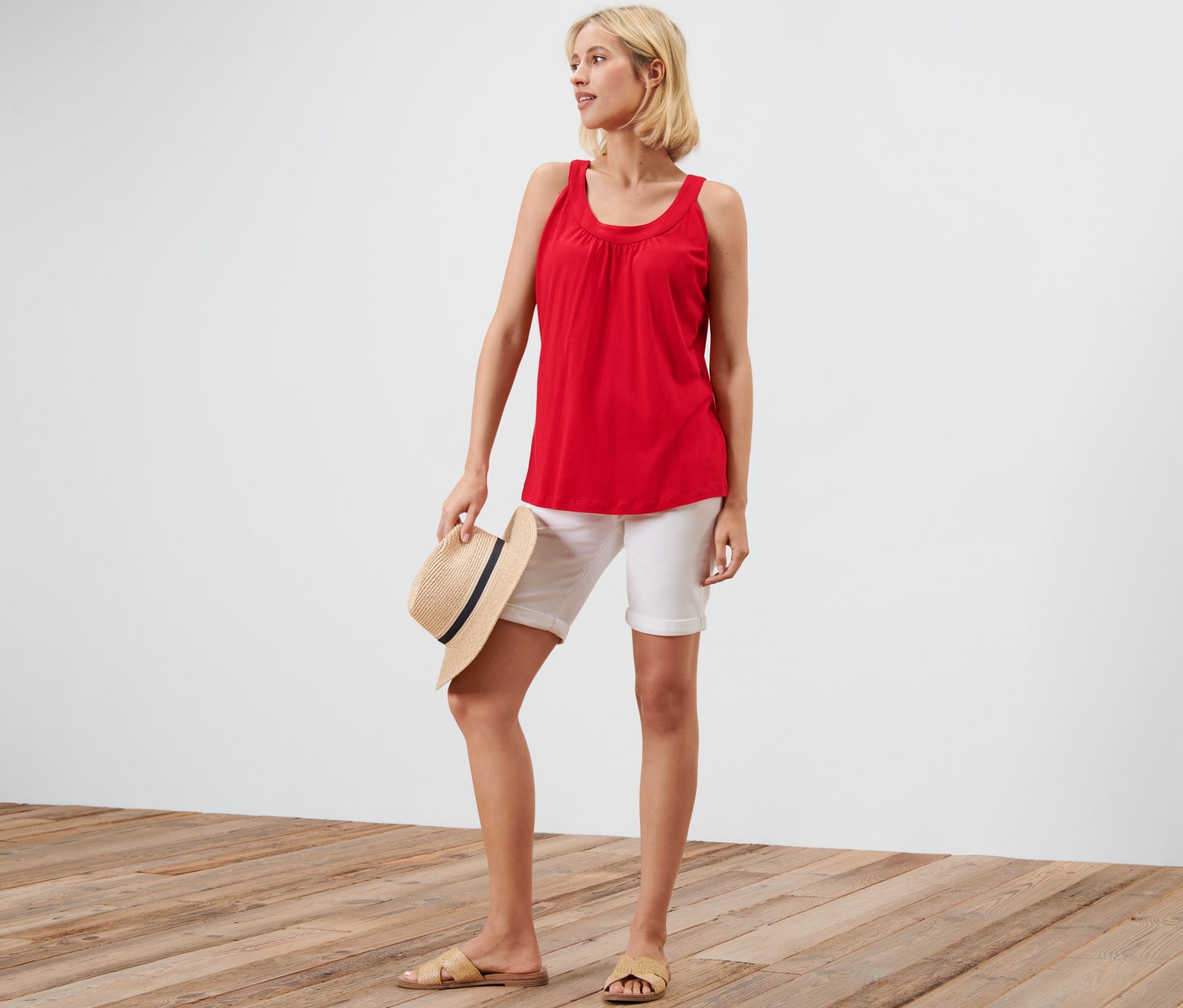 Thumbnail - Tchibo - Top - Damen - Gr. XL - rot