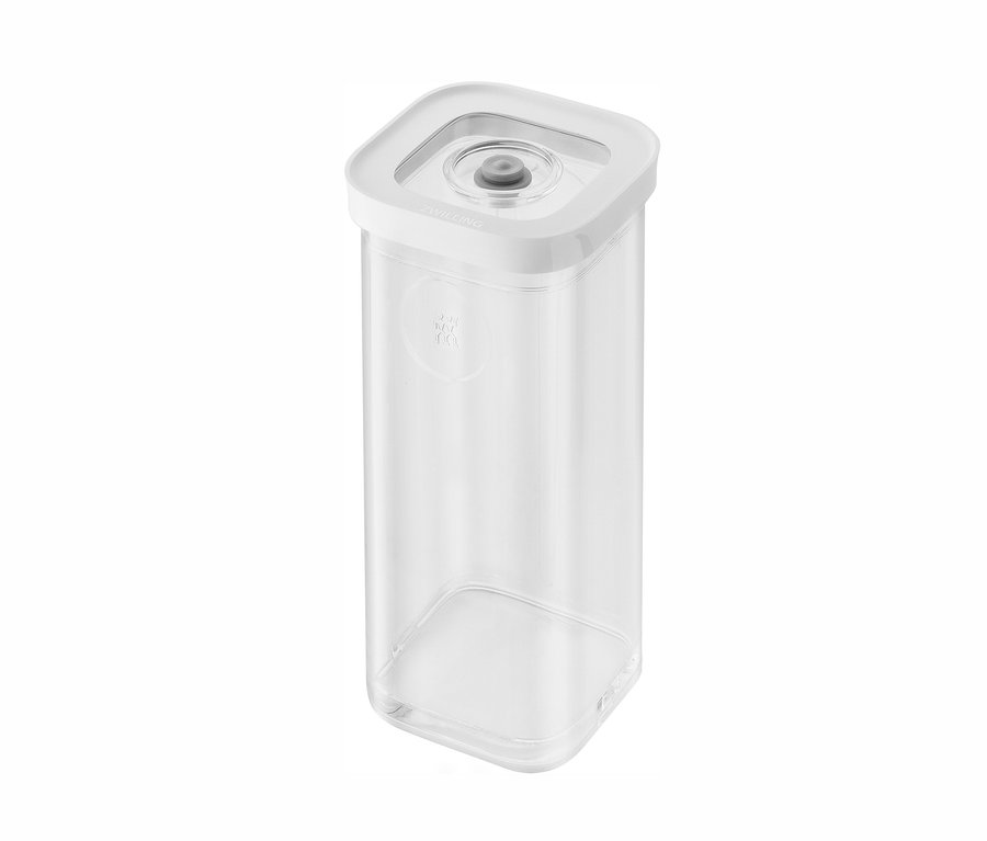 Ein durchsichtiger ZWILLING FRESH & SAVE CUBE, Vakuum-Box-Set, S, 6-teilig.