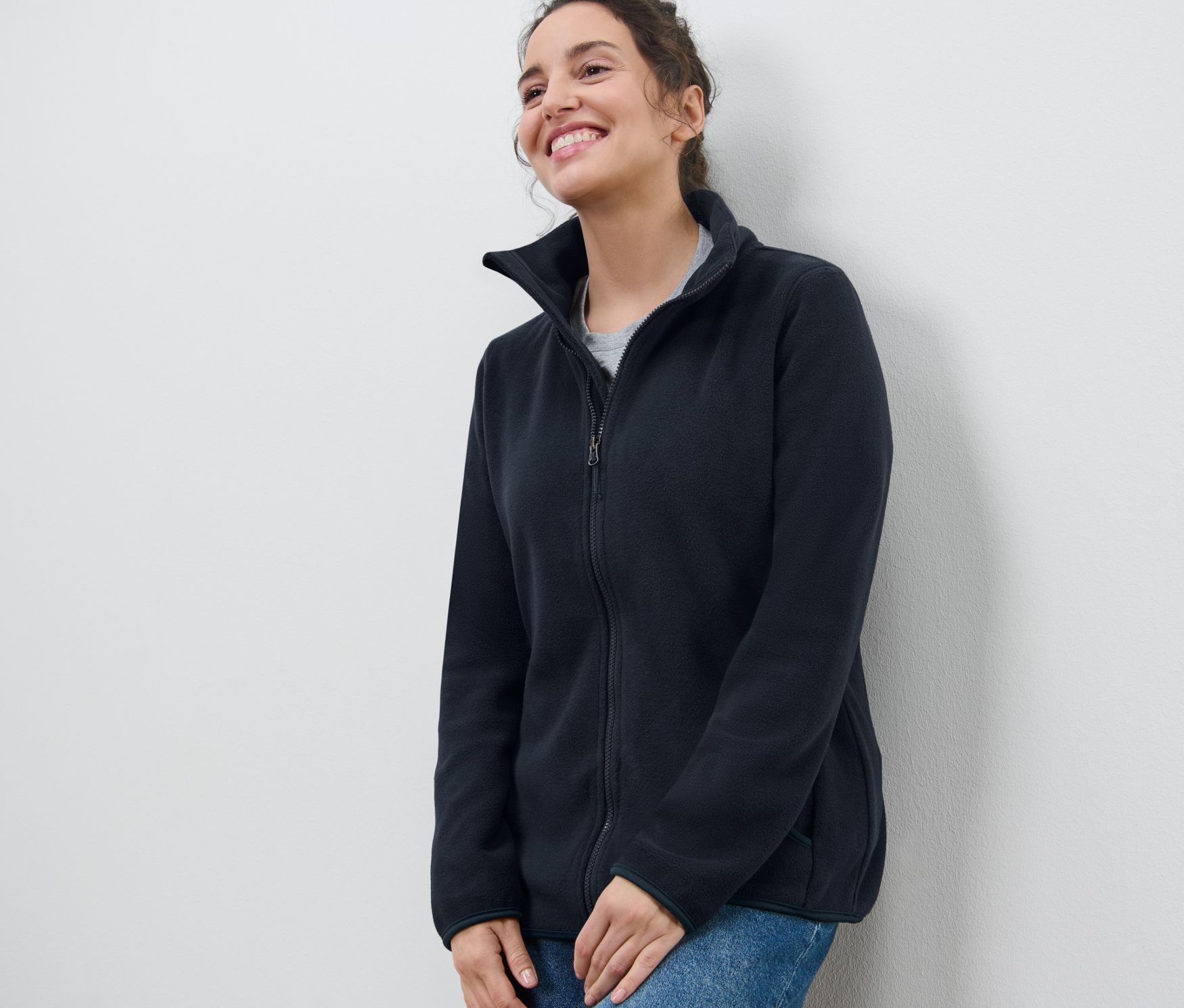 Thumbnail - Tchibo - Fleecejacke - Damen - Gr. L - dunkelblau