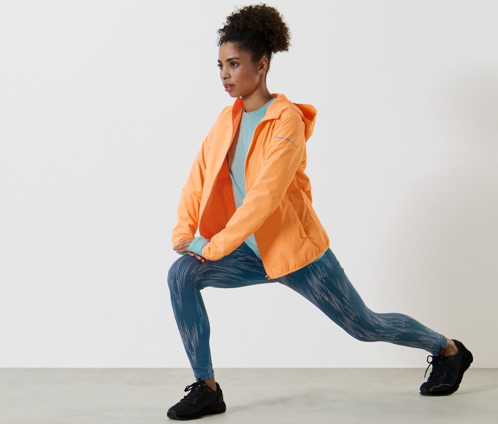 Thumbnail - Tchibo - Sporttight - Damen - Gr. L - silber/print
