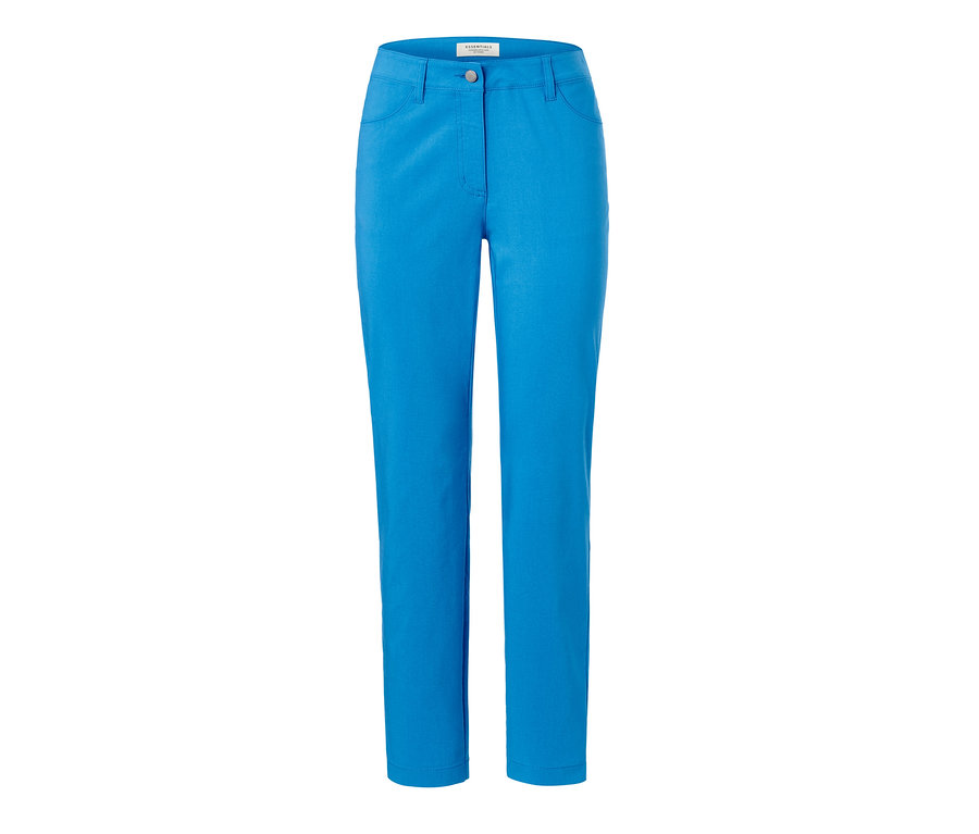 Blaue Bengalin-Hose.