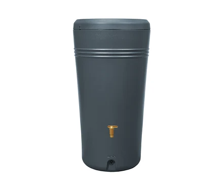 Graue 2-in-1-Regentonne-Komplett-Set »Azura«, ca. 230 l.