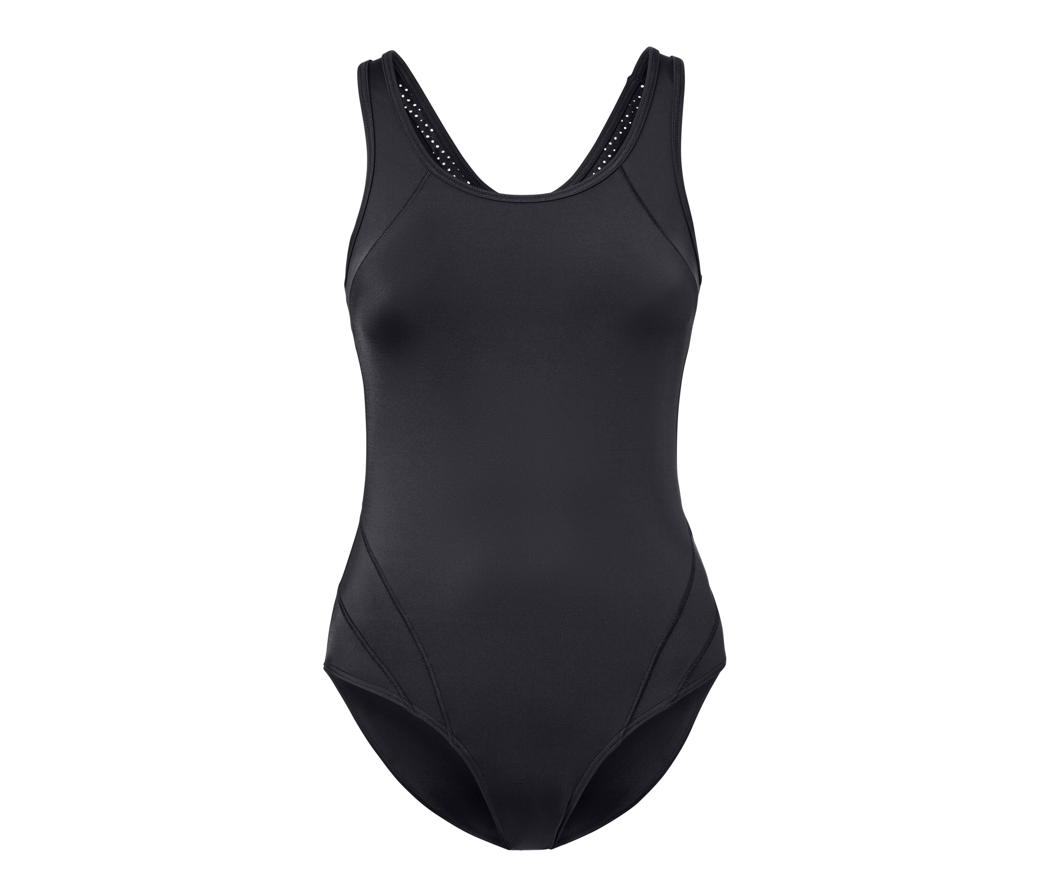 Tchibo - Sport-Badeanzug - Damen - Gr. 38 - schwarz