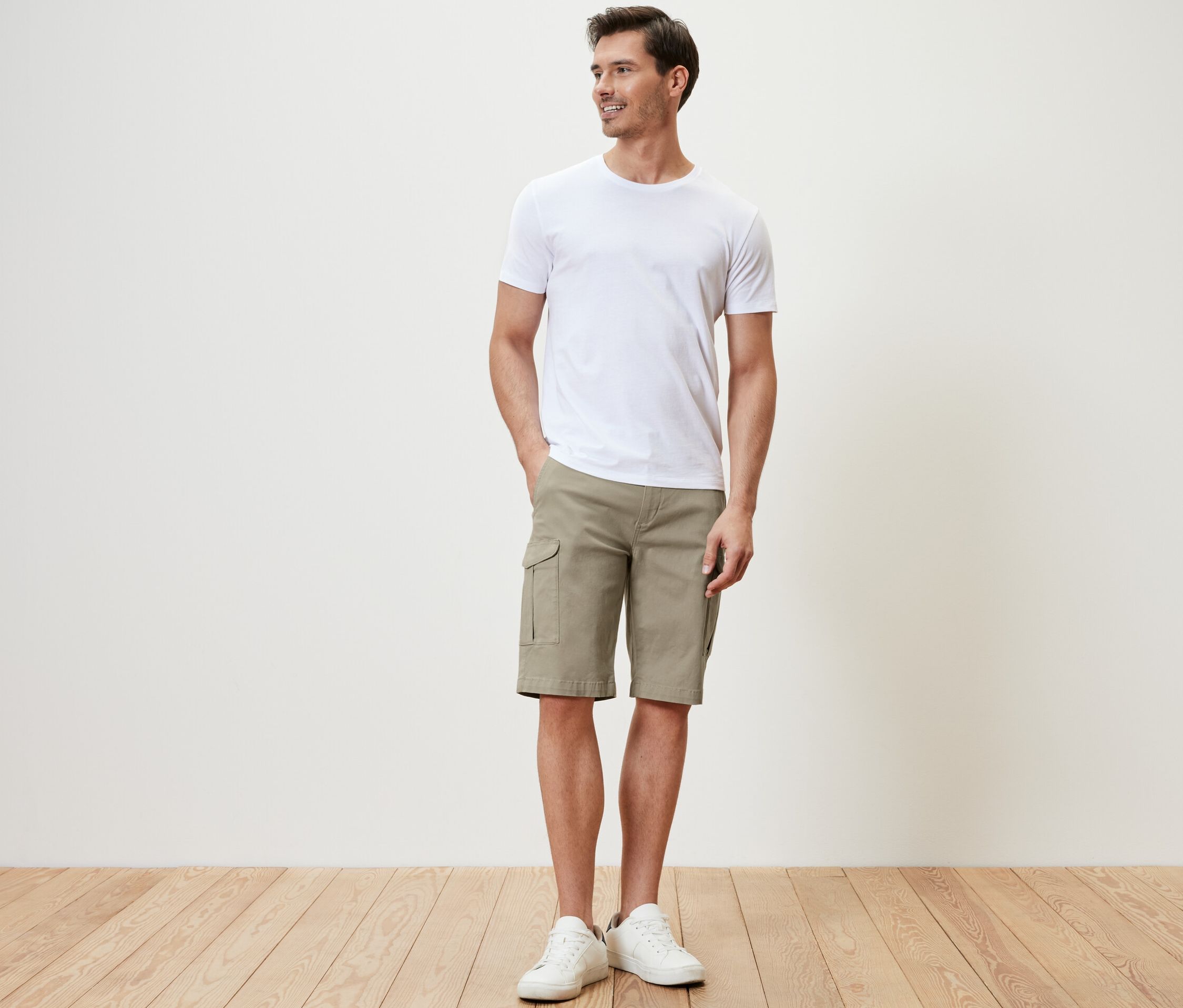 Thumbnail - Tchibo - Cargo-Shorts - Herren - Gr. 42 - beige